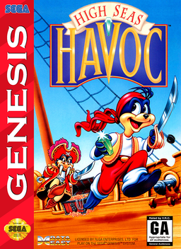 Captain Lang box art for Sega Mega Drive